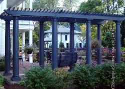 Custom Pergola Design 5030 - Exterior Custom Garden Structures - Chadsworth Columns: shop.columns.com